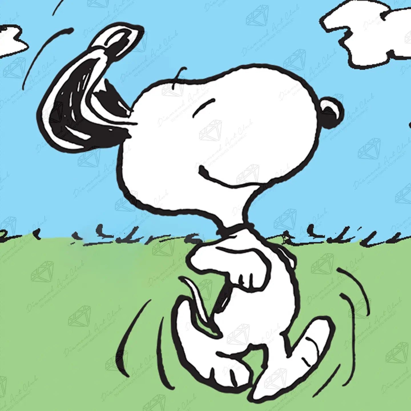 Diamond Art Club Happy Snoopy